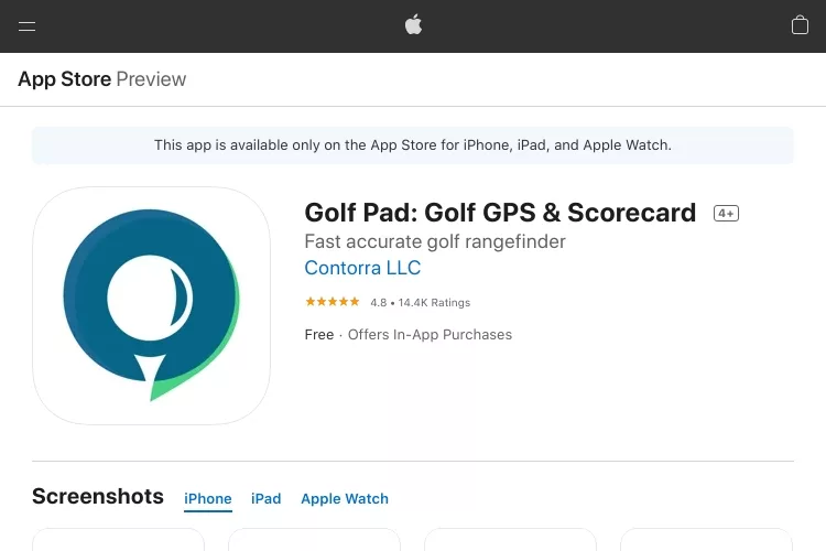 Golf GPS and Scorecard by Golf Pad