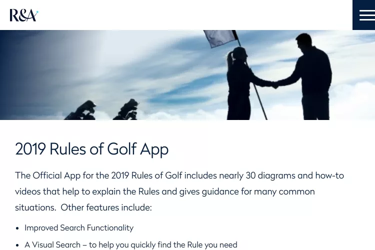 The Rules of Golf App