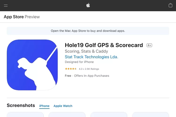 Golf Scorecard and GPS by Hole19